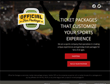 Tablet Screenshot of officialfanpackage.com